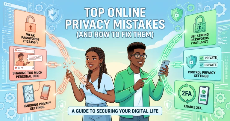 top privacy mistakes online and how to fix them