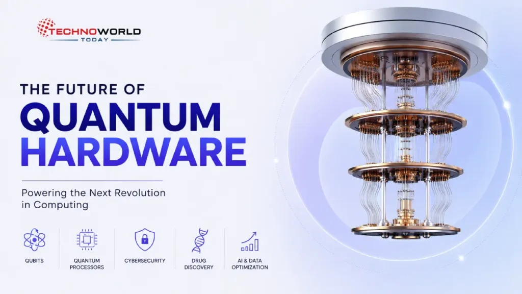 What Is Quantum Hardware? 13 Future of Quantum Hardware and Quantum Computing Technology Illustration